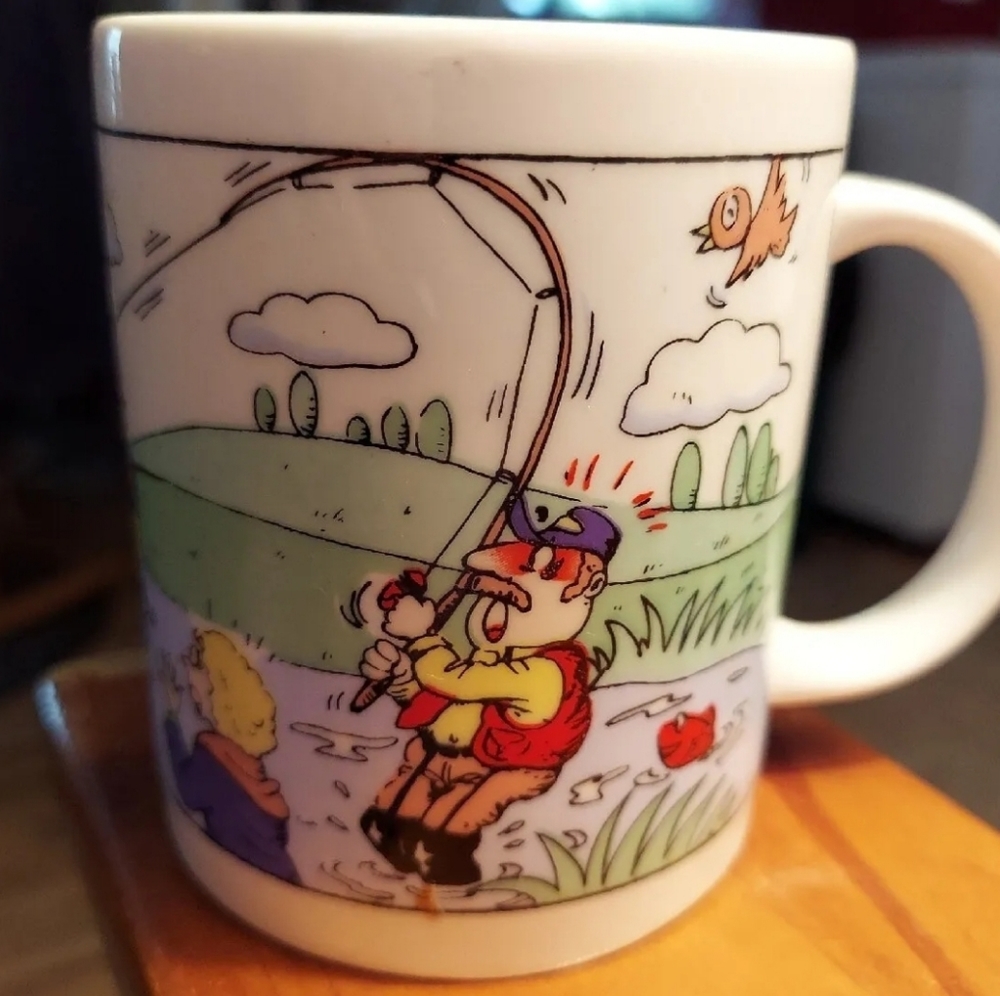 Miyazaki Creates Coffee Cup Mug Fishing Folliesbath